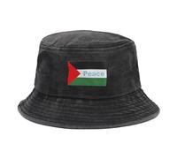 DEKKRYNFV Creative Country Flags Applique Cappello Secchio Pieghevole Pesca Arrampicata Viaggio Pescatore Per Adulti Cappelli Per Adolescenti Per Ragazze Estetica Per All'aperto, E, Taglia unica