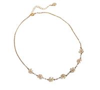 DEKKRYNFV Elegante gioiello in lega con fiore adatto per donne moderne che apprezzano la raffinatezza e la raffinatezza nei loro accessori