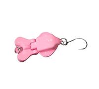 DEKKRYNFV Esche da pesca piccole a 2 sezioni Gancio singolo Hard Swimbait Jigging Sea Fishing Baits Metal Jigging Hard Squid Baits Small Lures Single Hook