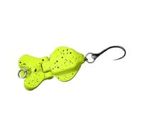 DEKKRYNFV Esche da pesca piccole a 2 sezioni Gancio singolo Hard Swimbait Jigging Sea Fishing Baits Metal Jigging Hard Squid Baits Small Lures Single Hook