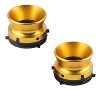 DEKKRYNFV Gli adattatori di alluminio della bobina dello studio 10Inch 2 unità si adattano saldamente per l'alluminio annato dei sistemi uditivi agli adattatori