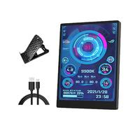 DEKKRYNFV Monitor portatile da 3,5 pollici ad alta efficienza energetica tipo C ampia visualizzazione per l'esposizione esterna del computer amichevole di viaggio della soluzione del doppio schermo