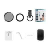DEKKRYNFV ND2-ND400 Filtro Obiettivo Per Telefono 16 15 14 Obiettivo Della Fotocamera Del Telefono ND400 Con Clip E Anelli Adattatore 11 Stop Filtro Regolabile Per Fotografia In Bassa Luce