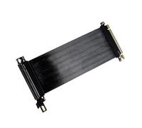DEKKRYNFV Piatto 0.9mm PCIe 5.0 X16 Risers Cord Installazione GPU Verticale Schermo Poliestere Alluminio Due Tecnologia di messa a terra Basso Dielettrico Scheda Grafica Cavo