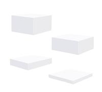 DEKKRYNFV Pratico robusto acrilico Storage Rack Cubes accessorio per mostre collezioni casa e uso al dettaglio Organizzazione Action Figure vetrina