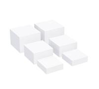 DEKKRYNFV Pratico robusto acrilico Storage Rack Cubes accessorio per mostre collezioni casa e uso al dettaglio Organizzazione Action Figure vetrina