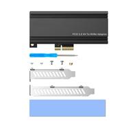 DEKKRYNFV Scheda di espansione da PCIE5.0 a NVME2.0 per trasferimento dati ad alta velocità da 128 Gbps migliora le prestazioni Scheda di trasferimento dati PCIE X4X8X16 velocità