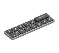 DEKKRYNFV Scheda Parcheggio con Display del Numero Occultabile Adatta per Centri Commerciali Edifici per Uffici Sicurezza delle Informazioni Conducente Privacy Display Numero Protettivo