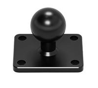 DEKKRYNFV Staffa di montaggio Base di montaggio quadrata in alluminio con adattatore testa a sfera da 25 mm per moto Action Camera Staffa di fissaggio Base