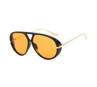 DEKKRYNFV Unisex Grande Montatura Oversize Shades Trendy Vintage Polarizzato Lens Protezione degli occhi Polarizzato Per Le Donne Uomini