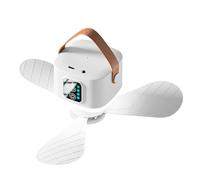 DEKKRYNFV Ventilatore da campeggio portatile con montaggio a soffitto 7200/3600mAh batteria ricaricabile LED telecomando velocità regolabile repellente zanzare Silenti Telecomandi Ventilatore a