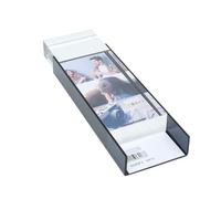 Deknudt Cornice a blocco trasparente con retro nero 5x15 S58SF2