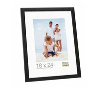 Deknudt Cornici per Foto, Legno, Black, 2,4 x 2,4 x 1,4 cm