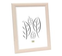 Deknudt Frames Cornice portafoto, Colore: Argento, Legno, Bianco, 24 x 30 cm