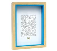 Deknudt Frames - Cornice portafoto con Inserto, Plastica, Blu, 20 x 30 cm