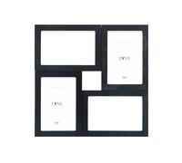 DEKNUDT FRAMES - Cornice portafoto da appendere, per 4 foto, 10 x 15 cm, da appendere, S68 UC2P4, formato cornice 29,5 x 29,5 cm