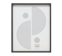 Deknudt Frames - Cornice portafoto - finitura legno nero grigio - pulito - legno FSC Mix - per formato 40 x 50 cm - appendere