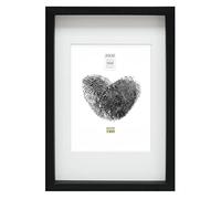 Deknudt Frames - Cornice portafoto in Legno con profondità, Legno, Nero, 20 x 30 cm