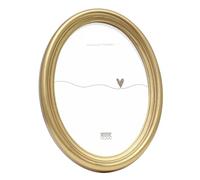 DEKNUDT Frames Cornice portafoto Ovale - Dorata - Foto 18 x 24 cm - Appendere o posare Foto - S100A3 18 x 24
