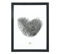 Deknudt Frames portafoto con Cornice Nera, Effetto Dipinto, 30 cm x 45 cm, Legno, Nero, 30 x 45 cm