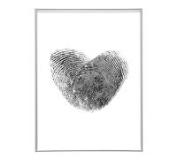 DEKNUDT Frames S011D1 - Cornice portafoto in Resina, 50 x 70 cm, Colore: Argento da Appendere per Poster o Poster, 50 x 70 cm