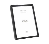 DEKNUDT Frames S029S2 - Cornice portafoto con finitura nera opaca, in alluminio, per formato 10 x 15 cm, per appendere o appoggiare