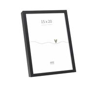 DEKNUDT Frames S029S2 - Cornice portafoto con finitura nera opaca, in alluminio, per formato 15 x 20 cm, per appendere o appoggiare