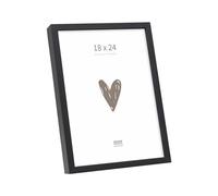 DEKNUDT Frames S029S2 - Cornice portafoto con finitura nera opaca, in alluminio, per formato 18 x 24 cm, per appendere o appoggiare