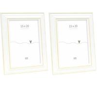 Deknudt Frames S221H1 15 x 20 cm cornice bianco di legno (Confezione da 2)