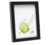 Deknudt Frames S40AK2-P1-40.0X50.0 - Portafoto Basic con passpartout, con modanatura alta, in legno/MDF, 52,7 x 42,7 x 3,5 cm, colore: nero