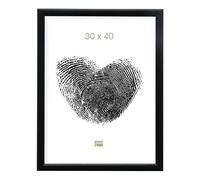Deknudt Frames S40CL2- - Cornice portafoto in Legno, 30 x 40 cm, Colore: Nero
