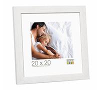 Deknudt Frames S41VF1-10.0X10.0 - Cornice in Resina, Colore Bianco, 15 x 15 cm