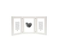 Deknudt Frames S41VF1-H3V -10.0X15.0 - Cornice portafoto a 3 Elementi, in Formato Verticale, Colore Bianco 19,4 x 15,1 x 1,6 cm