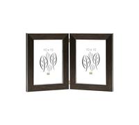 Deknudt Frames S41VK3-H2V -10.0X15.0 - Cornice portafoto Doppia, in Formato Verticale, Colore Marrone 18,2 x 13,9 x 1,7 cm