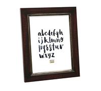 Deknudt Frames S42LF9-20.0X28.0 - Cornice portafoto in Legno, Stile Classico, 20 x 28 cm, Colore: Nero e Marrone