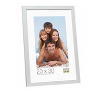 Deknudt Frames S44CD1-40.0X60.0 - Portafoto Basic in Legno e MDF, 40 x 60 cm, Colore: Argento