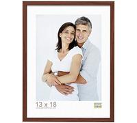 Deknudt Frames S44CH3-13.0X18.0 - Portafoto Basic in legno e MDF, sottile, 13 x 18 cm, colore: Marrone chiaro