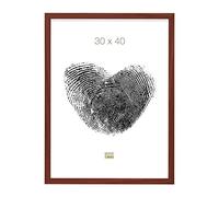 Deknudt Frames S44CH3 - Portafoto Basic in legno e MDF, 30 x 40 cm, colore: Marrone scuro