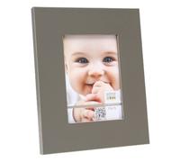Deknudt Frames S45BK9-40.0X50.0 - Cornice portafoto in Legno, con Sottile Rete Naturale, 40 x 50 cm, Colore: Tortora