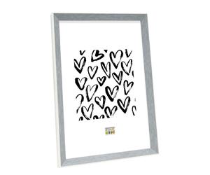 Deknudt Portafoto in grigio-blu con bordo bianco 13x18 S46CH7