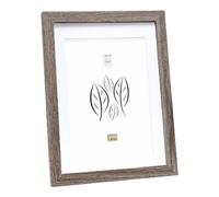 Deknudt Portafoto in rovere grigio con passepartout bianco 18x24