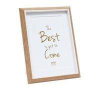 Deknudt Cornice per foto in legno con profili bianchi e passe-partout 20x30 S46WG4