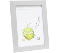 Deknudt Portafoto color argento con passepartout bianco 20x30