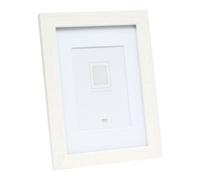 Deknudt S66KF1 P1 30x40 legno bianco con Passepartout Cornice Portafoto