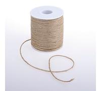 Deko AS GmbH Cordoncino di Iuta 2mm-100m-col.40-beige-29004-2-100-40