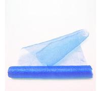 Deko AS GmbH Crash di Organza Runner Azzurro - Larghezza 28 cm - Rotolo 5 Meter - 68280 70 della R 280