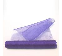 Deko AS GmbH Crash di Organza Runner Lavanda - Larghezza 28 cm - Rotolo 5 Meter - 68280 78 della R 280