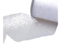 Deko AS GmbH Crash Organza Bianco - Larghezza 80 mm - Rotolo 20 Meter - 68080 00 della R 80