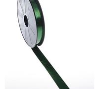 Deko AS GmbH Nastro metallico verde scuro, larghezza 19 mm, lunghezza 91 m, lunghezza 91 m