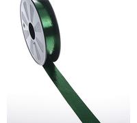 Deko AS GmbH Nastro metallico verde scuro, larghezza 25 mm, lunghezza 68 m, lunghezza 50